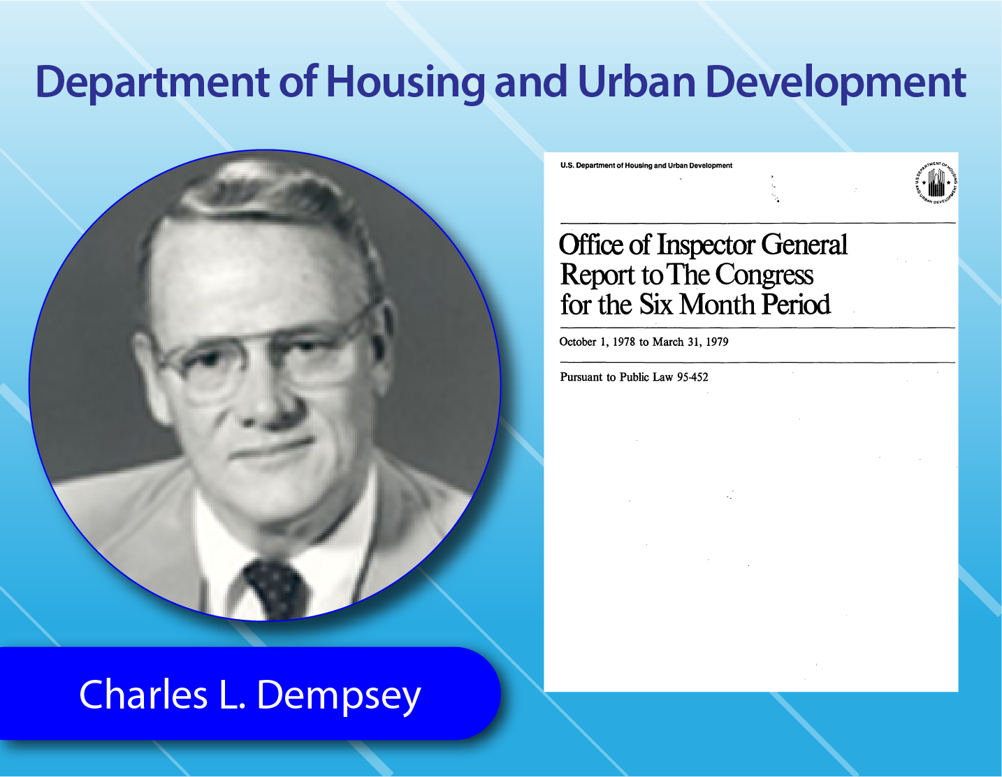 Department of Housing and Urban Development - Charles L. Dempsey